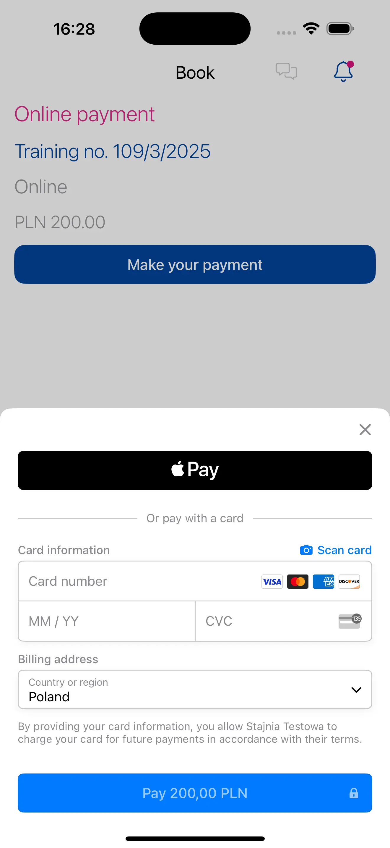 Online payments